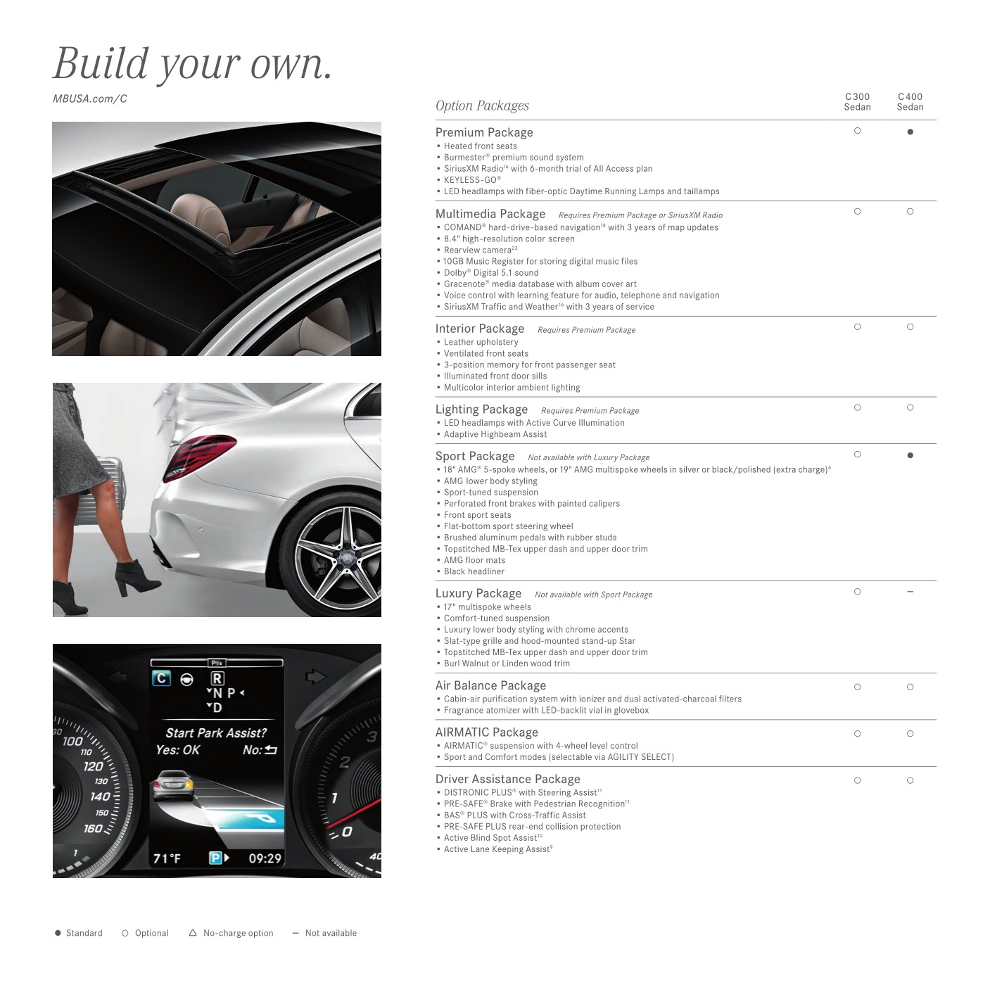 2015 Mercedes-Benz C-Class Brochure Page 26